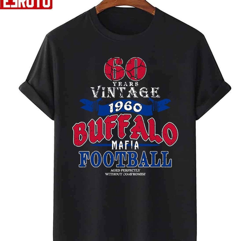 60 Years Vintage Buffalo Mafia Football Fan Classic Savage Since 1960 Unisex Sweatshirt