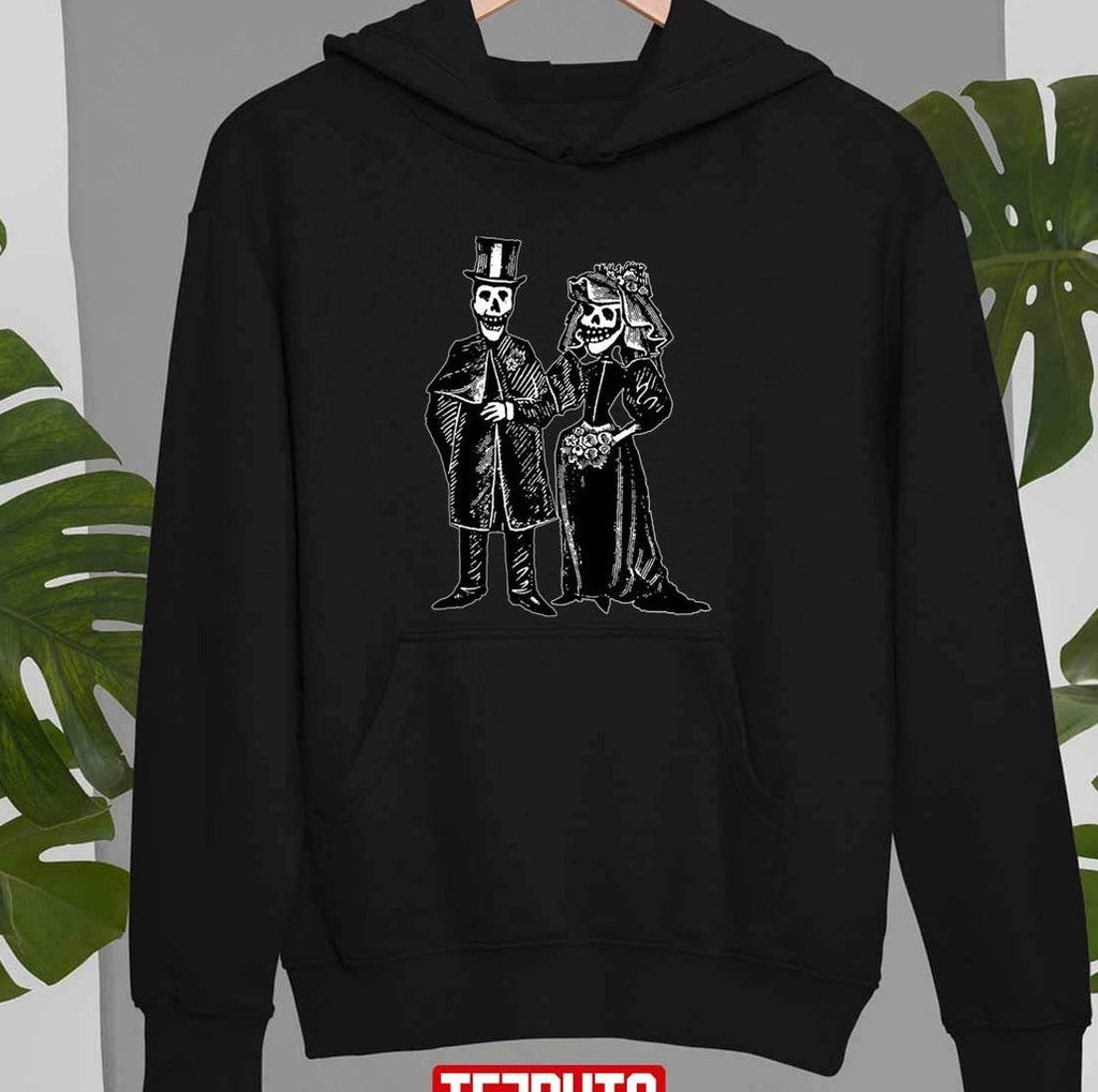 Skeleton Wedding Happy Halloween Unisex Sweatshirt