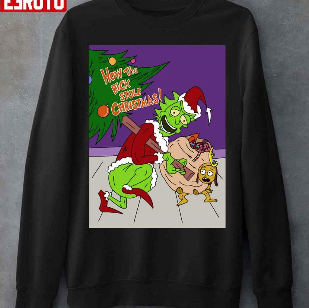 Mr Sanchez Steals Christmas Rick Grinch Unisex T-Shirt