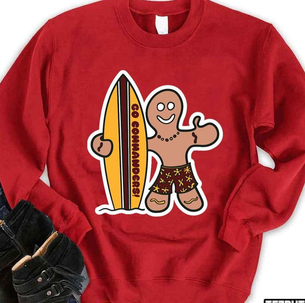 Surfs Up For The Washington Commanders Unisex T-Shirt