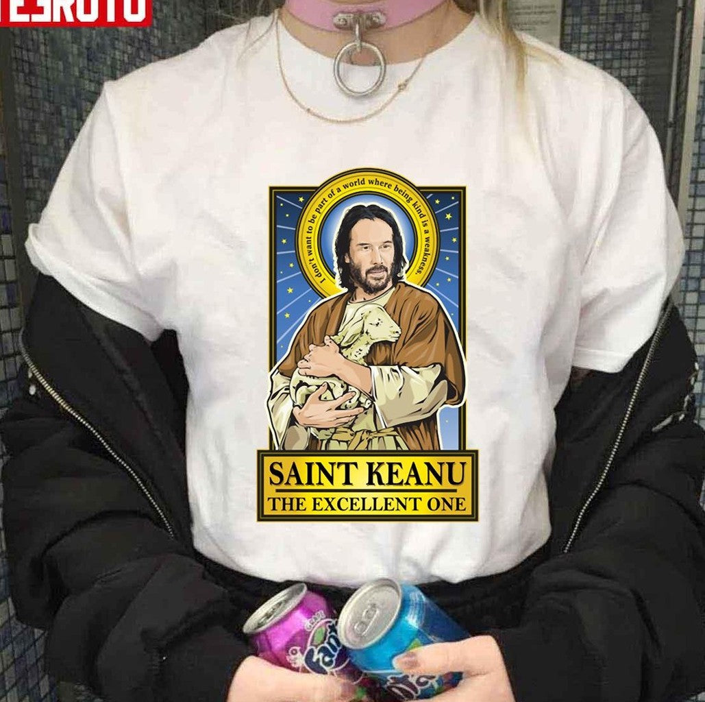 Saint Keanu John Wick Keanu Reeves Unisex Sweatshirt