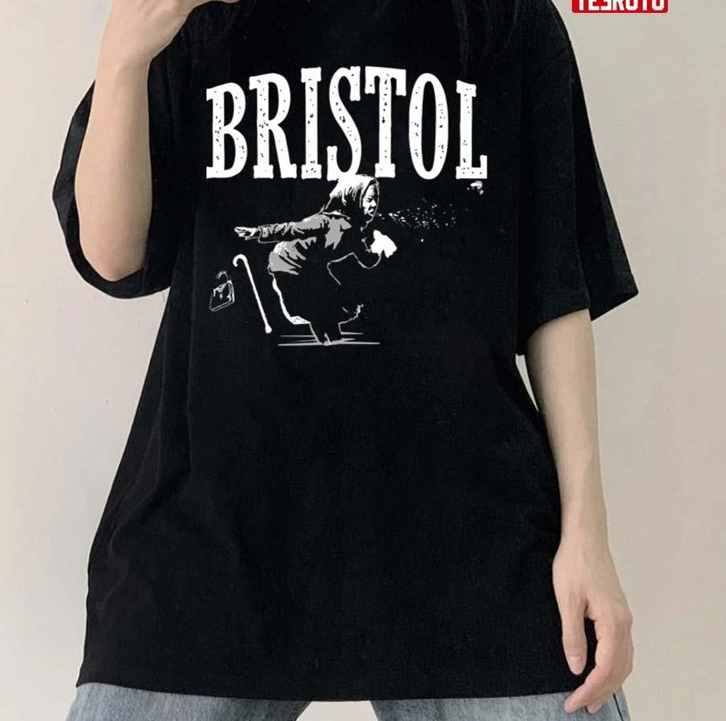 Banksy Bristol Colston 4 Slave Trader Statue Unisex T-Shirt