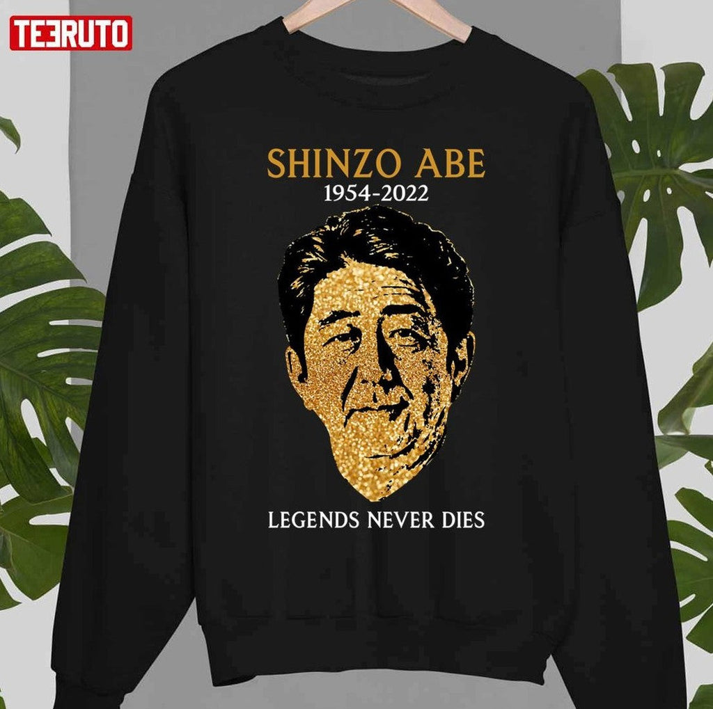 Shinzo Abe Legends Never Dies Unisex T-Shirt