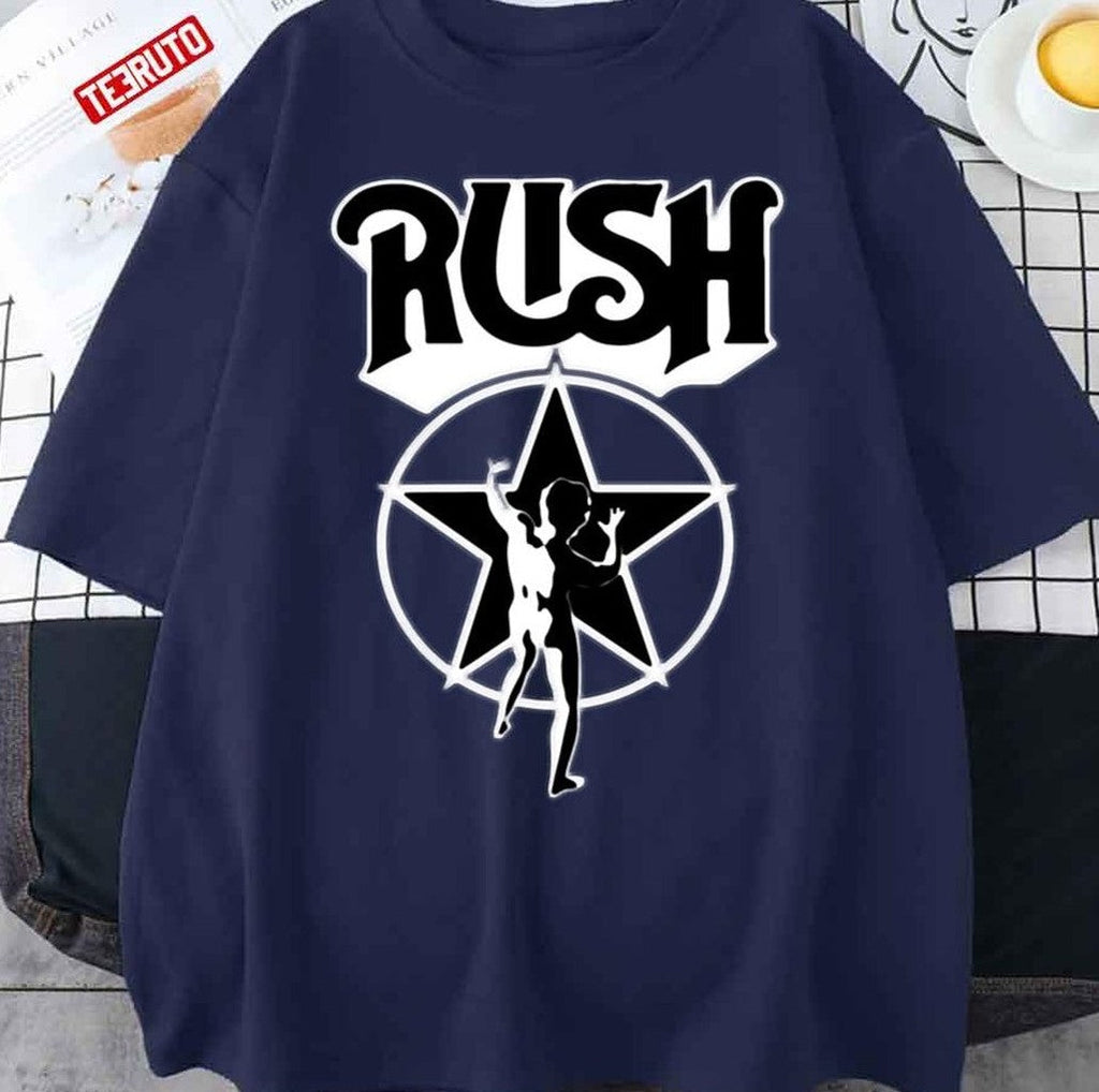 Rush Rock Black Art Logo Unisex T-Shirt