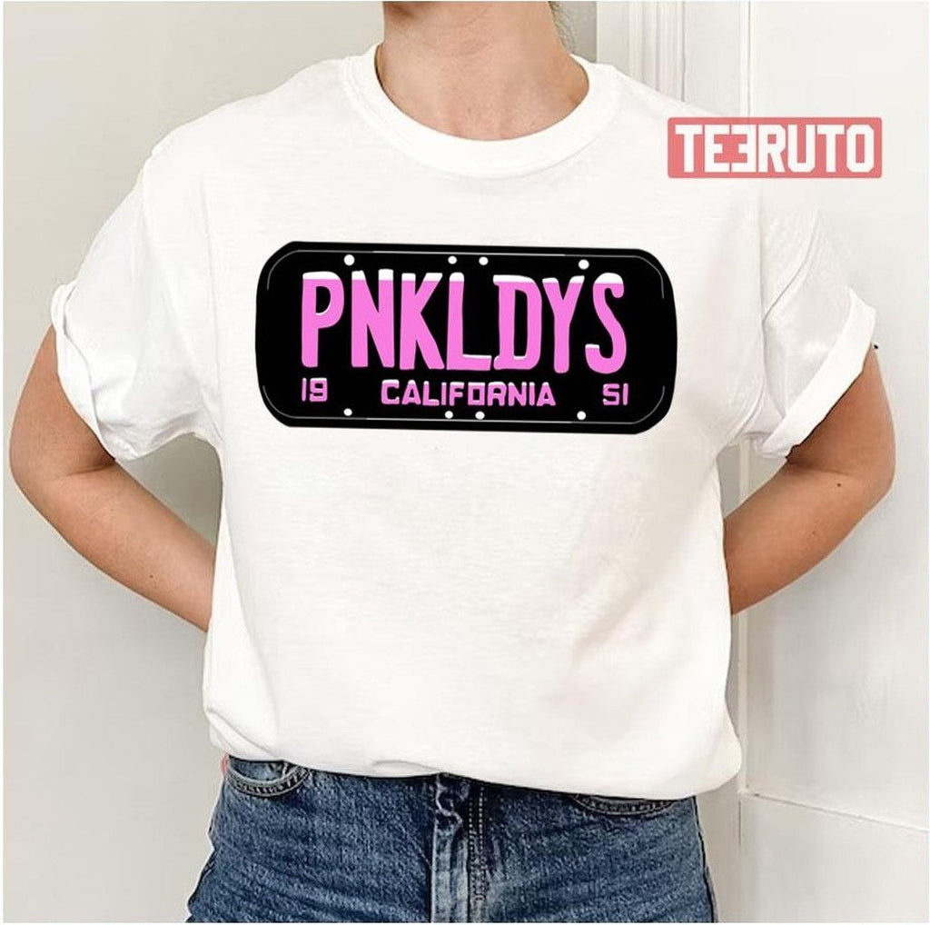Rise Of The Pink Ladies Pnkldys Licence Plate Unisex T-Shirt