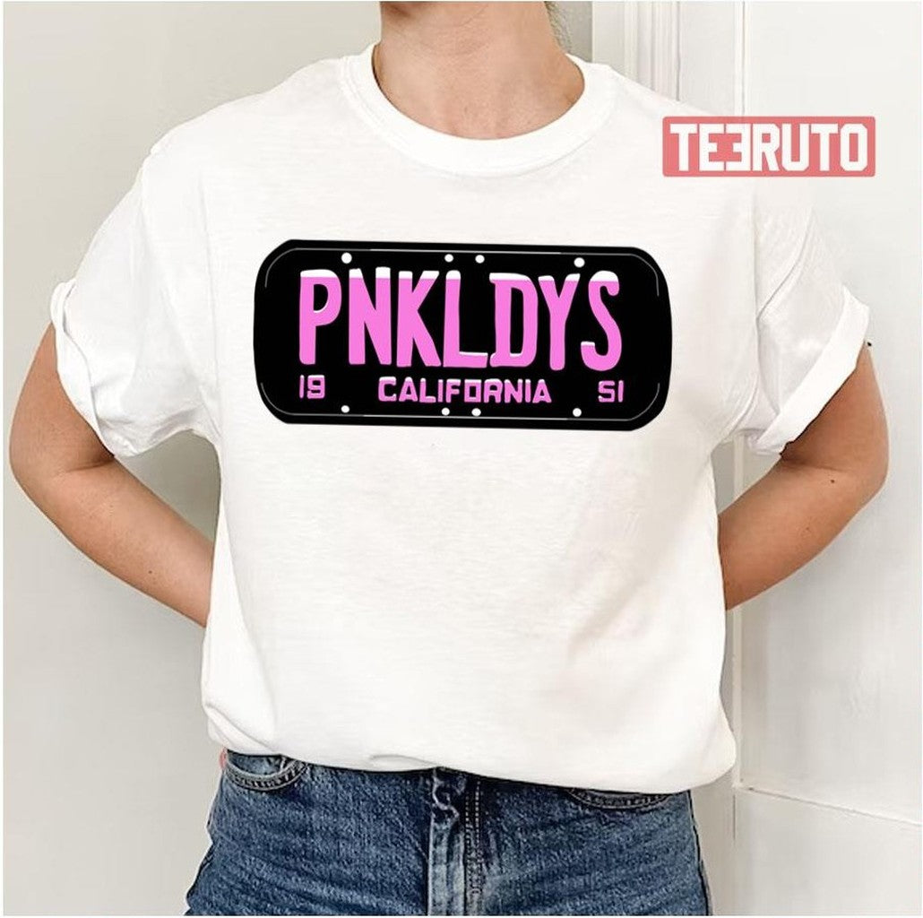 Rise Of The Pink Ladies Pnkldys Licence Plate Unisex T-Shirt