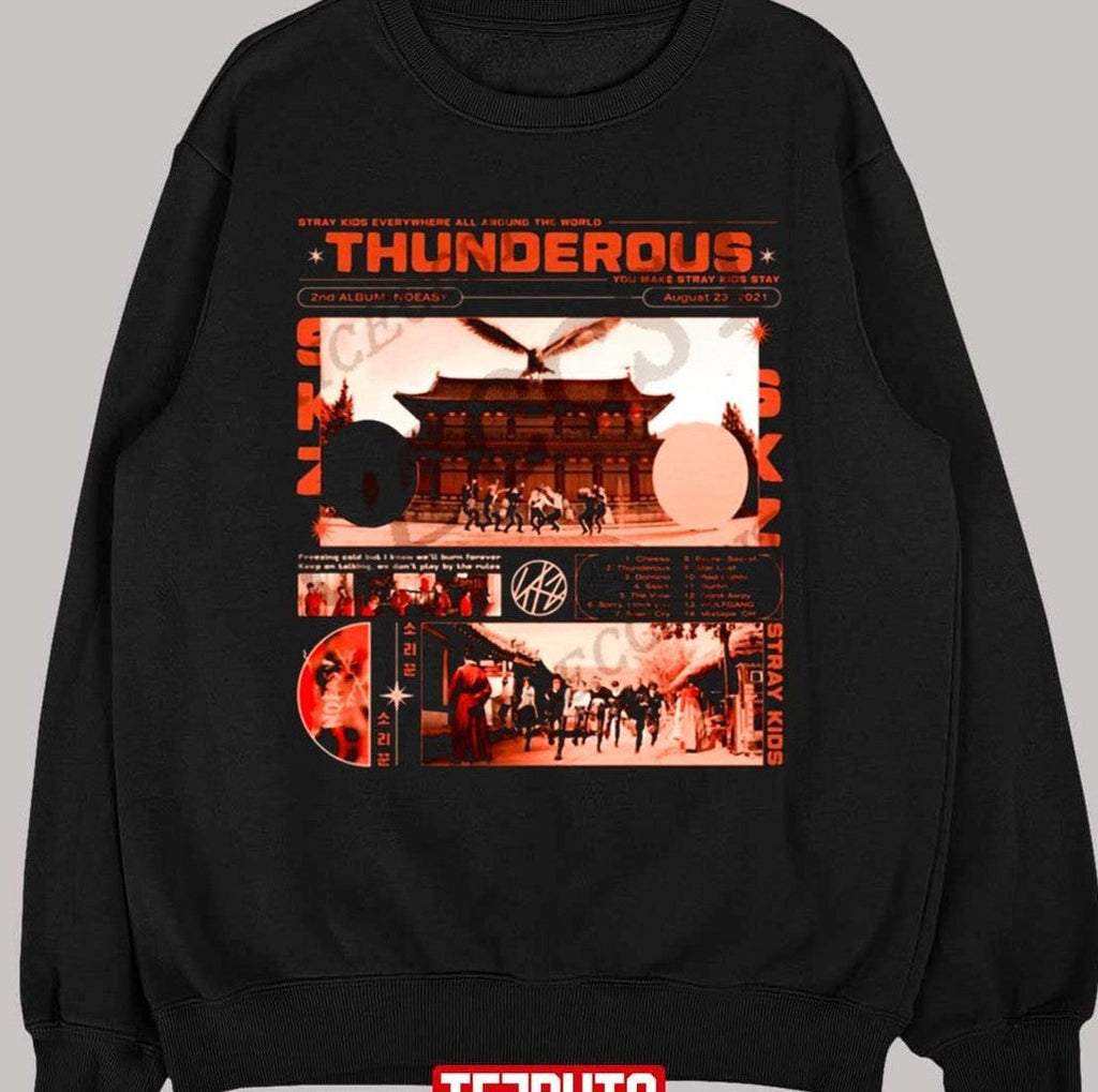 2nd Album Noeasy Stray Kids Thunderous Unisex T-Shirt