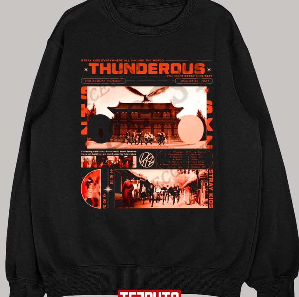 2nd Album Noeasy Stray Kids Thunderous Unisex T-Shirt