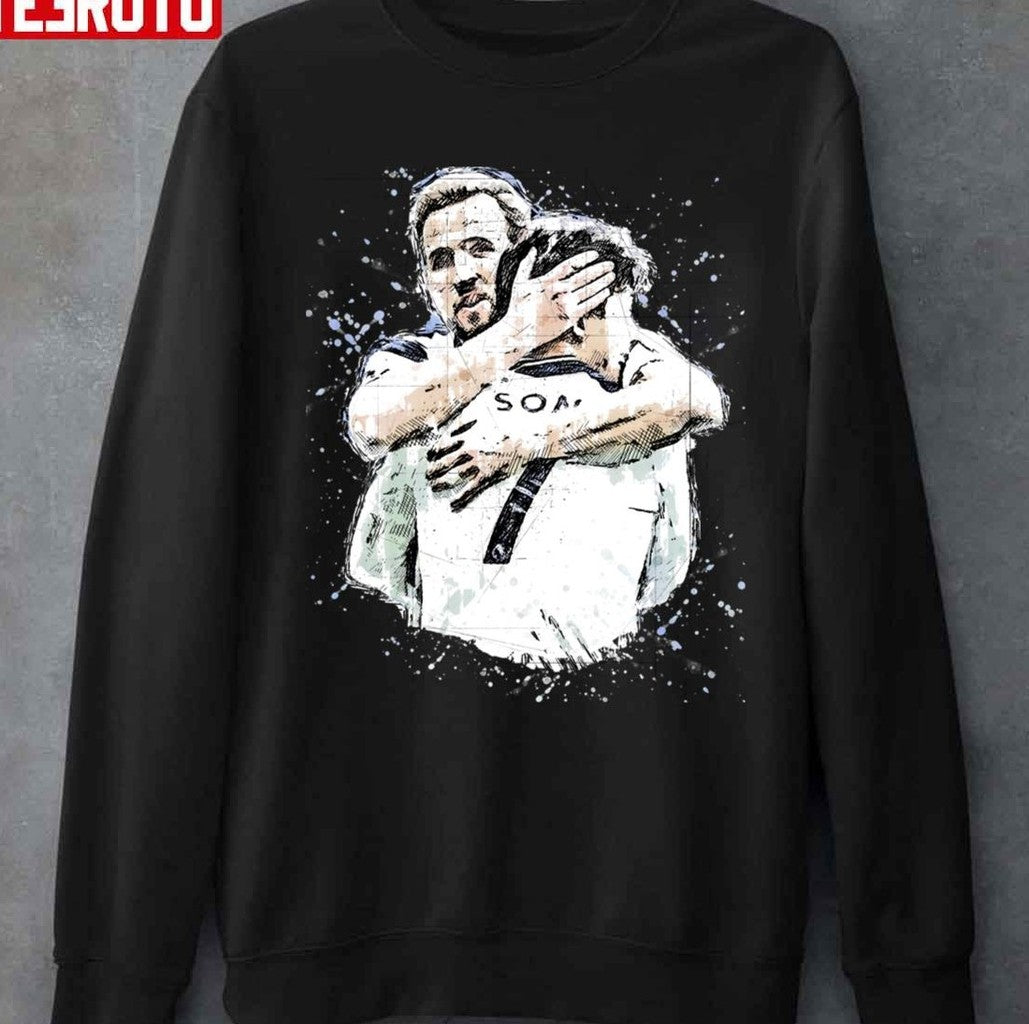 Teamwork Harry Kane And Heung Min Son Totenham Player Unisex T-shirt