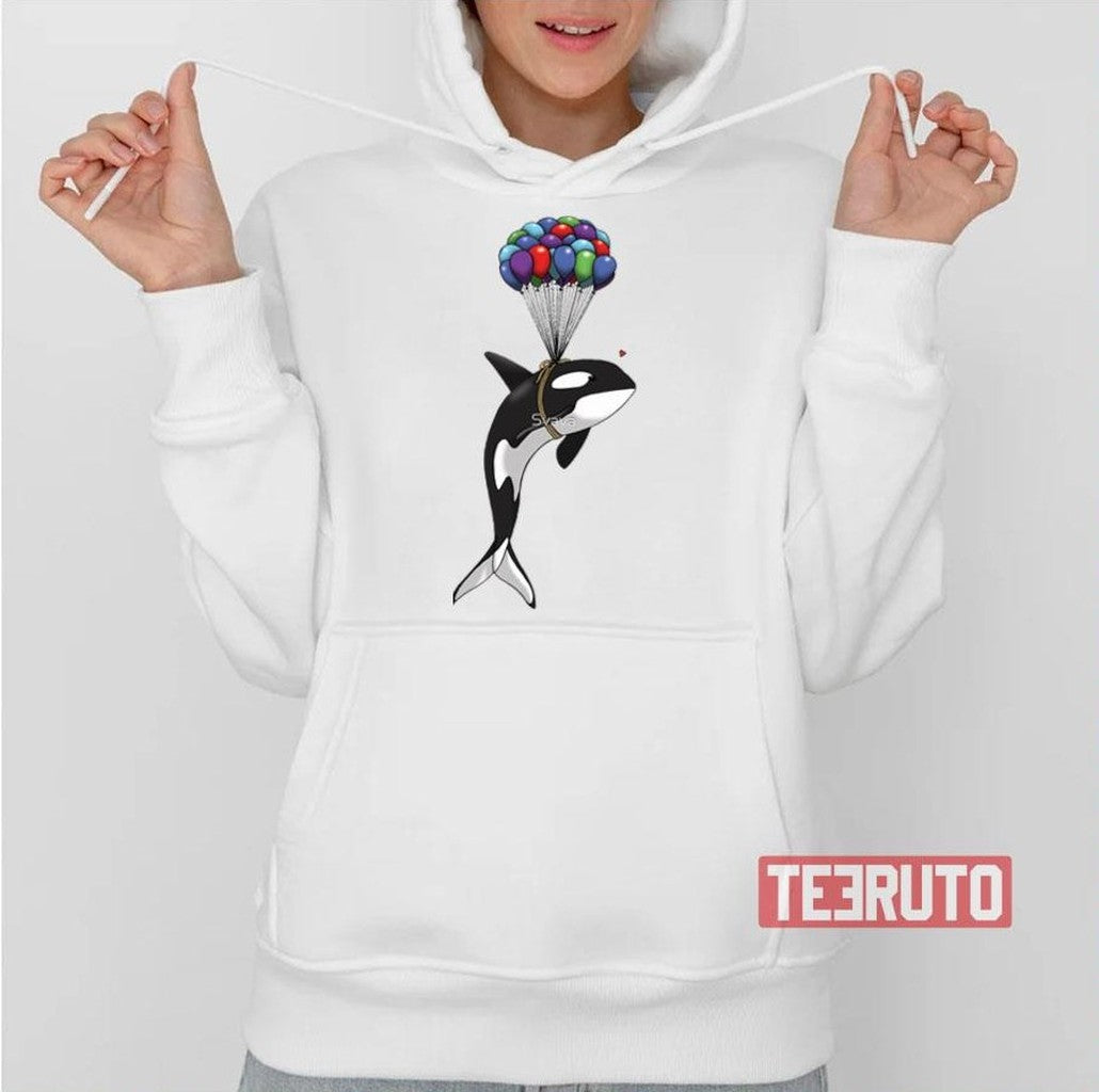 Big Orca Bigger Dreams Balloon Unisex Sweatshirt