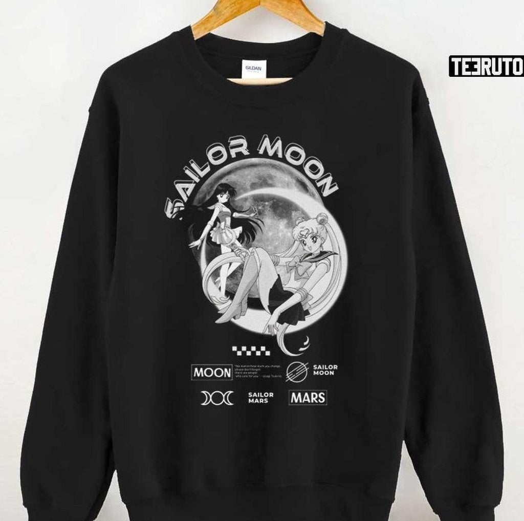 Sailor Moon Mars Anime Clothing Vintage 90s Unisex Sweatshirt