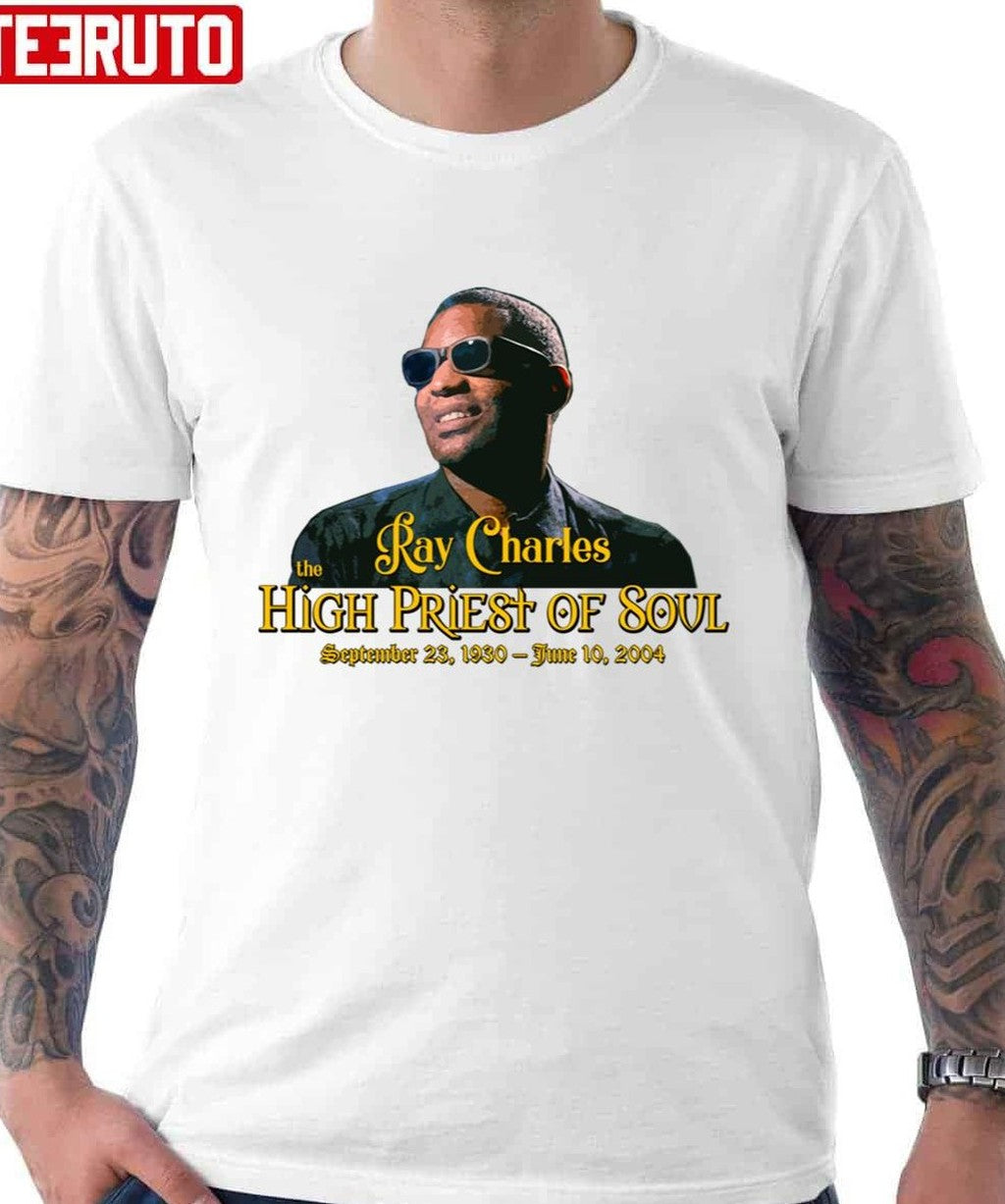 The High Priest Of Soul Ray Charles Retro Walkman Unisex Hoodie