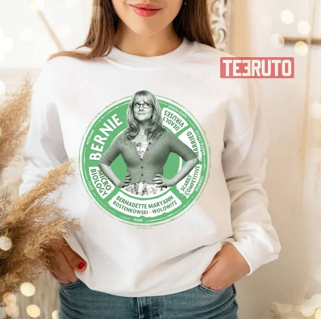 Bernadette Info Graphic The Big Bang Theory Unisex T-Shirt