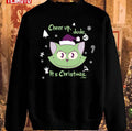 My Little Kitty Evil Christmas Cat Cheer Up Dude It's Christmas 2023 Unisex Sweatshirt