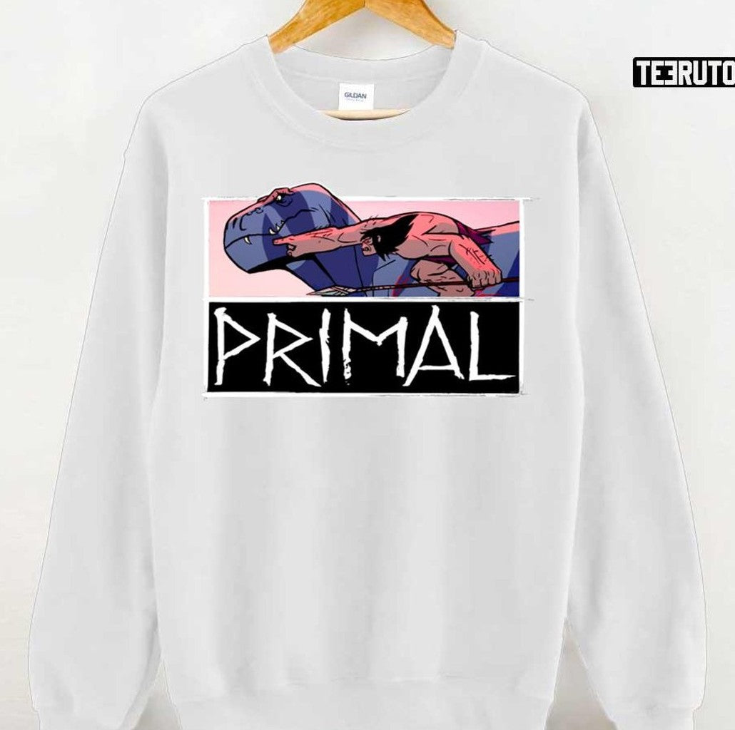 Primal Logo Cartoon Samurai Jack Unisex Sweatshirt
