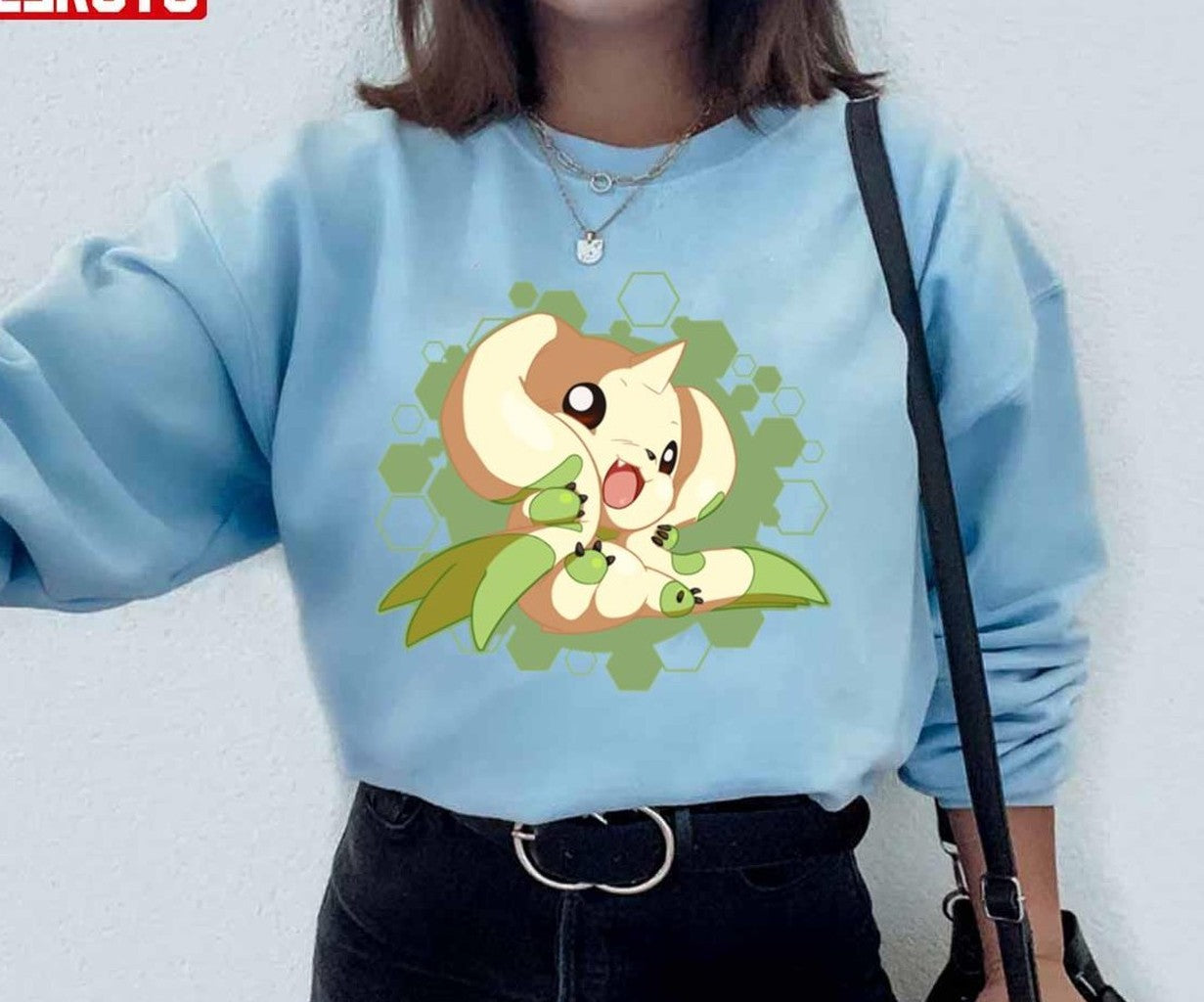 Terriermon Chibi Digimon Unisex Sweatshirt