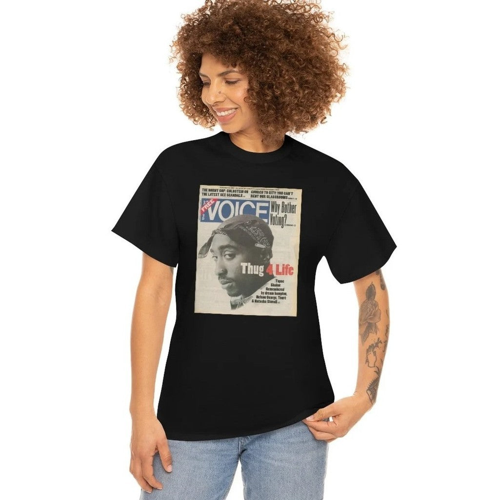 2pac Tupac 90's Hip Hop Thug 4 Life Retro Unisex T-shirt
