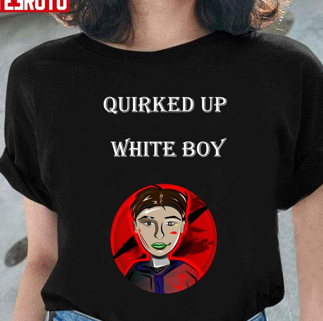 Quirked Up White Boy Unisex T-Shirt