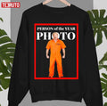 Person Of The Year Photo Magazine Donald Trump Trading Card Funny Unisex Sweatshirt