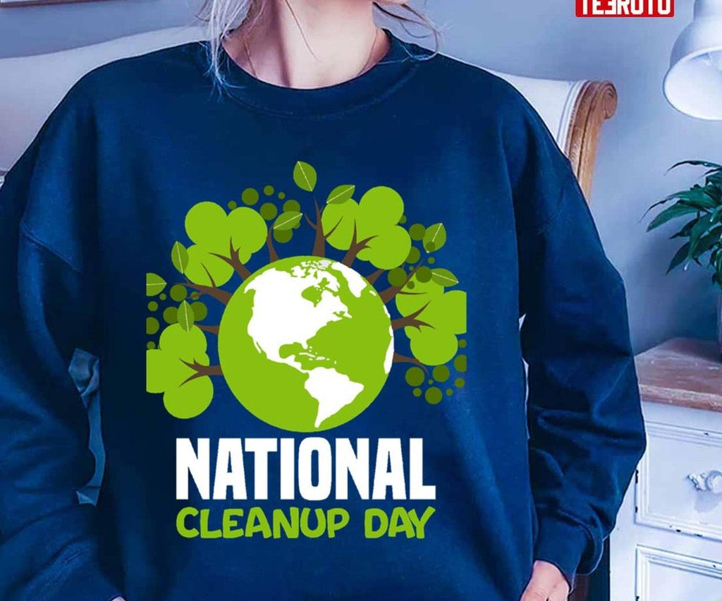 National Cleanup Day Green World Cute Unisex T-Shirt