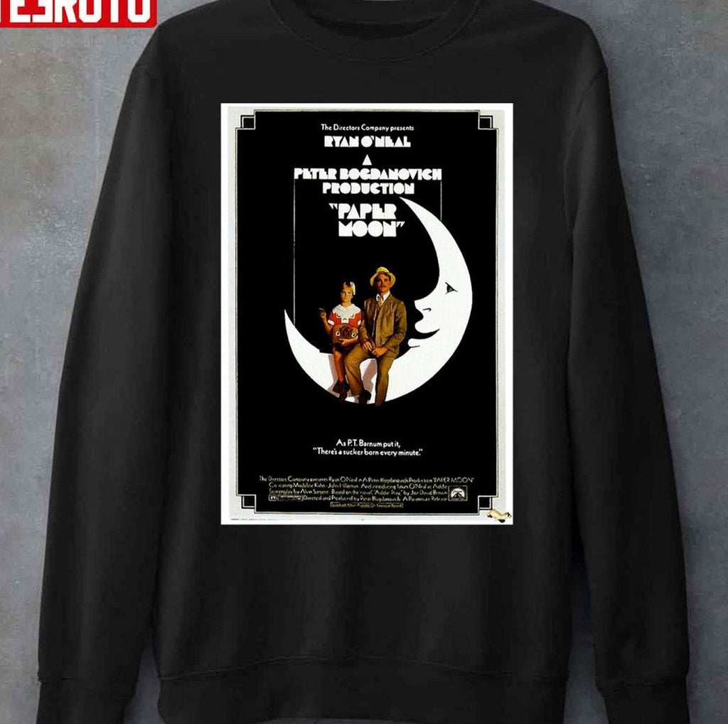 Paper Moon Vintage Movie Poster Merch Unisex Sweatshirt