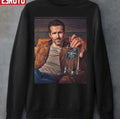 Ryan Reynolds And Gin Bottle Unisex Sweatshirt