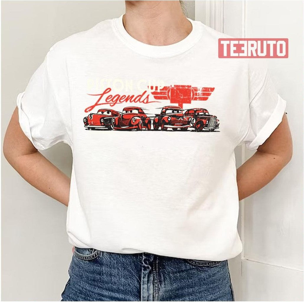 Piston Cup Legends Cars Movie Unisex T-Shirt