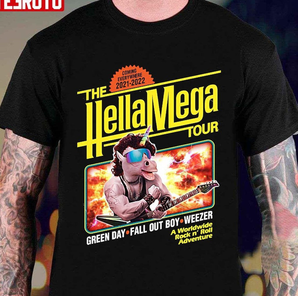 The Hella Mega Tour 2022 Rock Bands Graphic Unisex T-Shirt