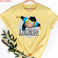 Round Design Invincible Cartoon Unisex T-Shirt