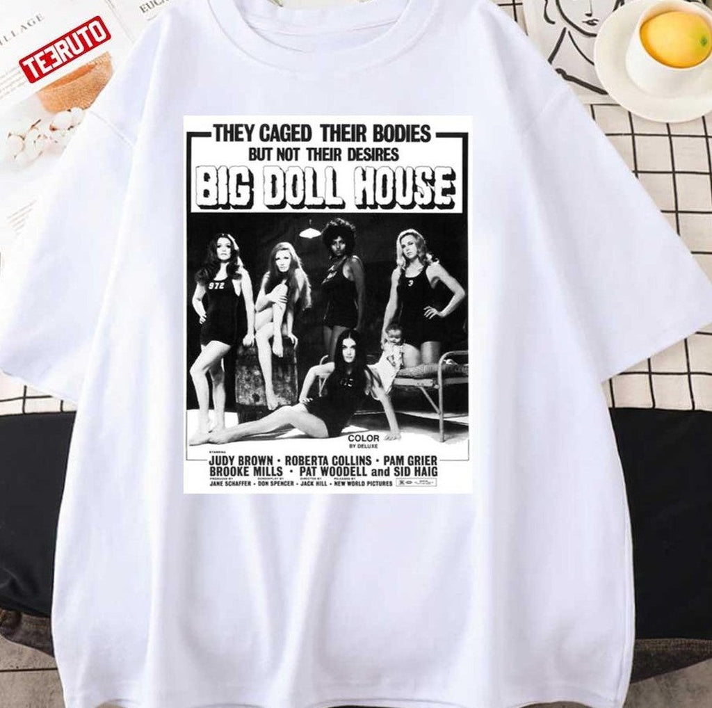 Big Doll House Black &amp; White Unisex T-Shirt