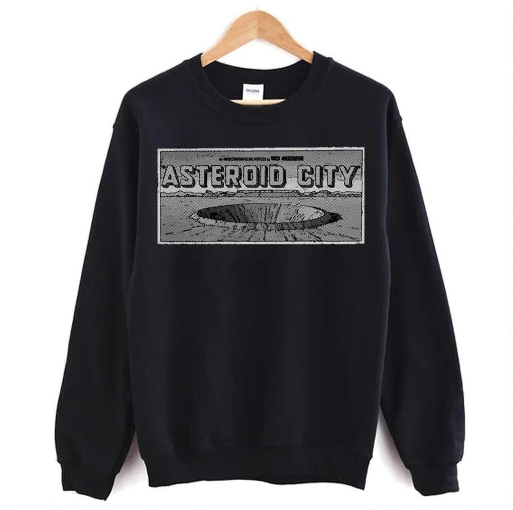 Black And White Asteroid City Unisex Hoodie