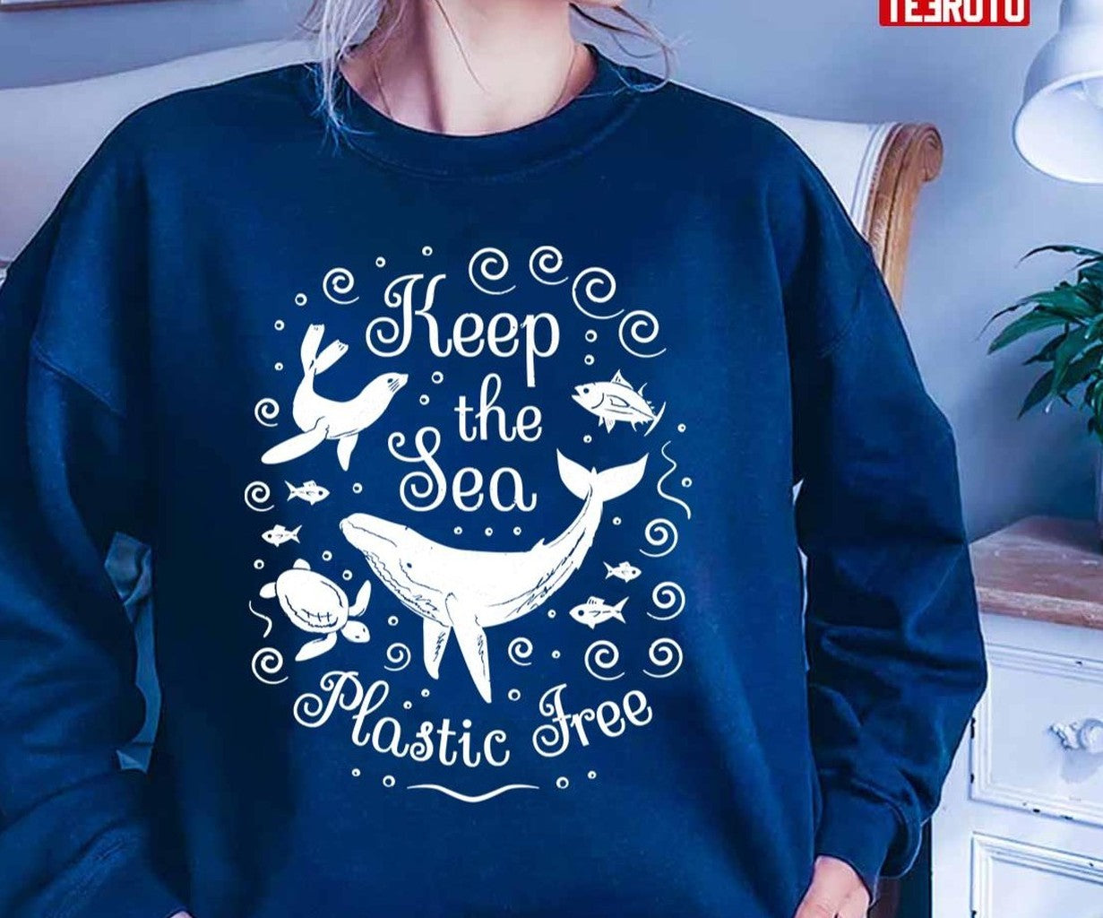 Plastic Pollution Keep The Sea Plastic Free Unisex T-Shirt