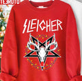 Rudolph The Reindeer Sleigher Christmas Unisex Sweatshirt