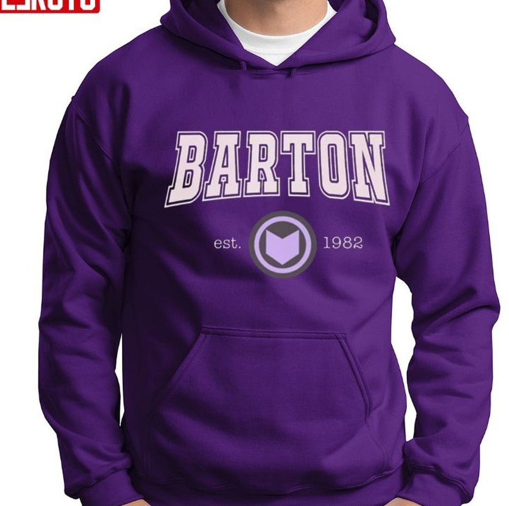 Barton Archery Academy Kate Bishop Est 1982 Unisex Hoodie
