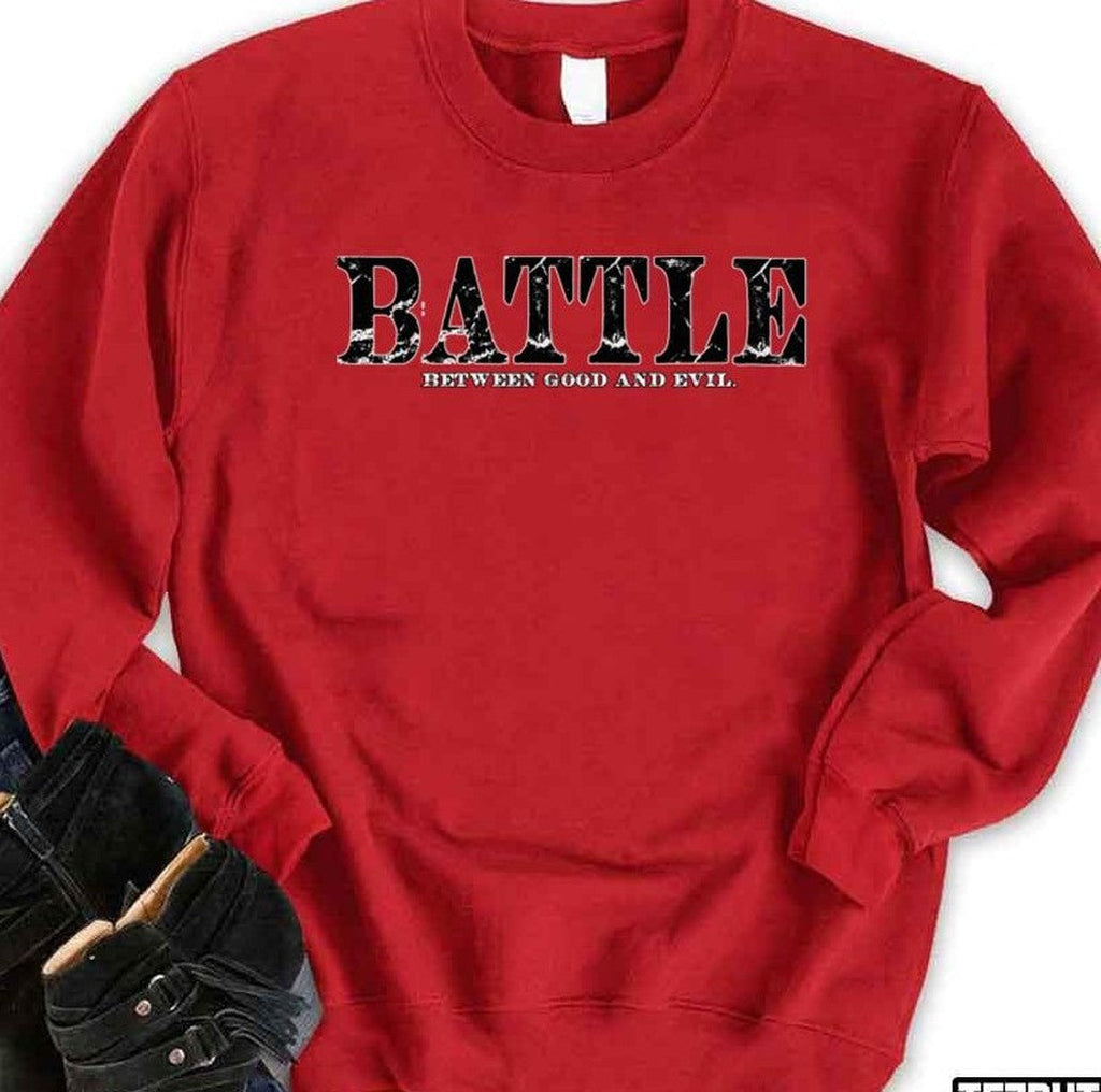 Battle Between Good And Evil Warrior Nun Unisex Sweatshirt