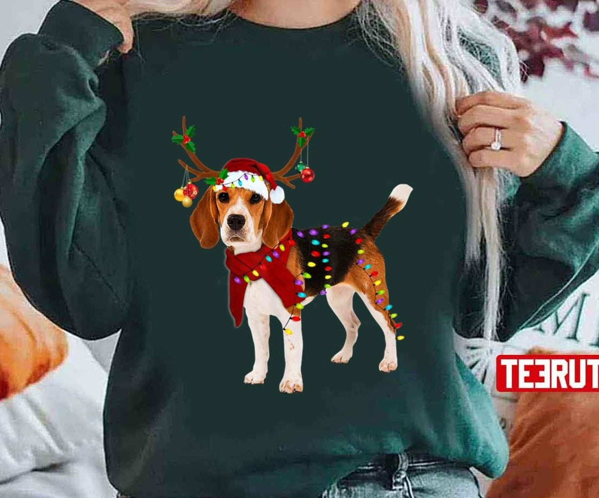 Beagle Dog Christmas Unisex Sweatshirt