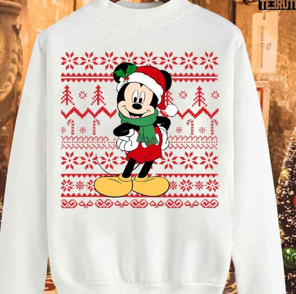 Seamless Knitted Christmas Movie Fans Sweatshirt