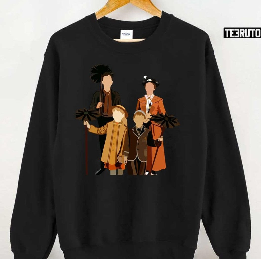 Step In Time Vintage Mary Poppins Unisex T-Shirt