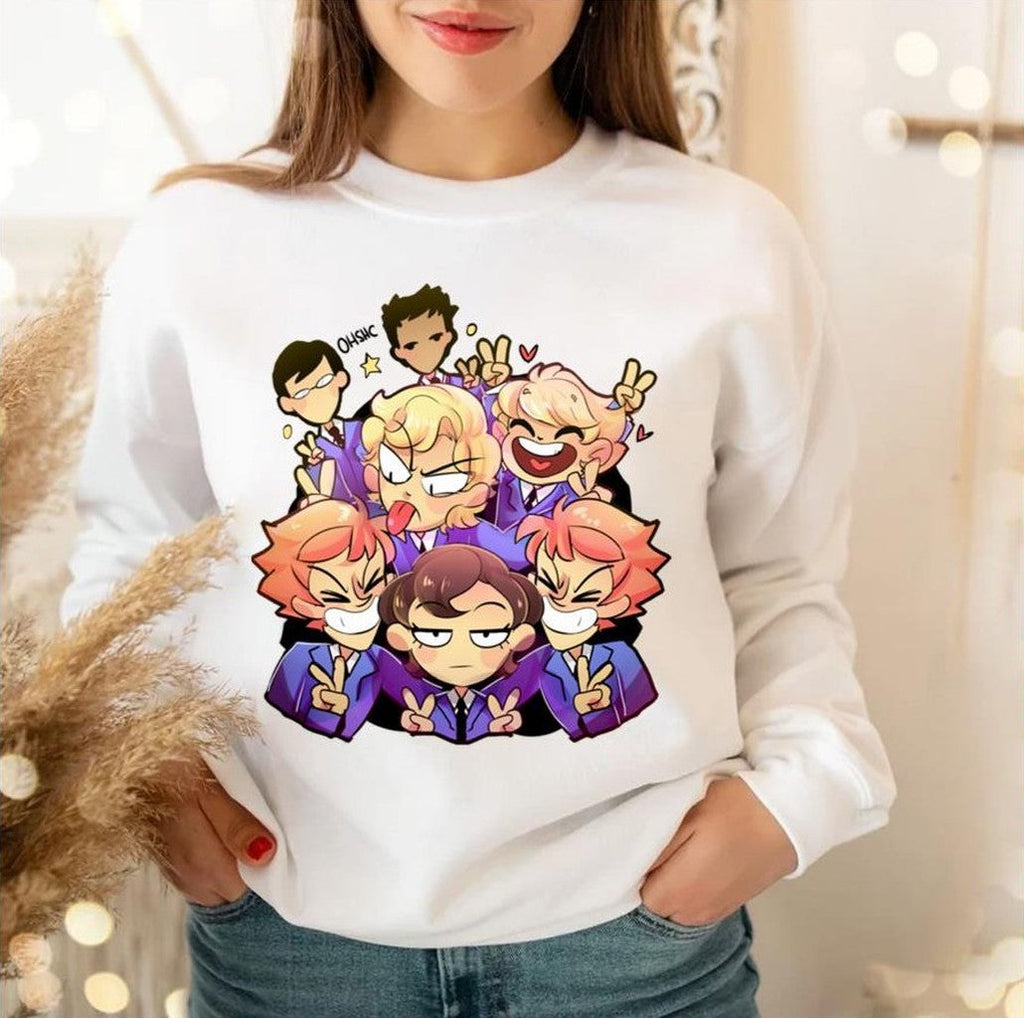 Ohshc Funny Chibi Ouran Highschool Host Club Unisex Sweatshirt
