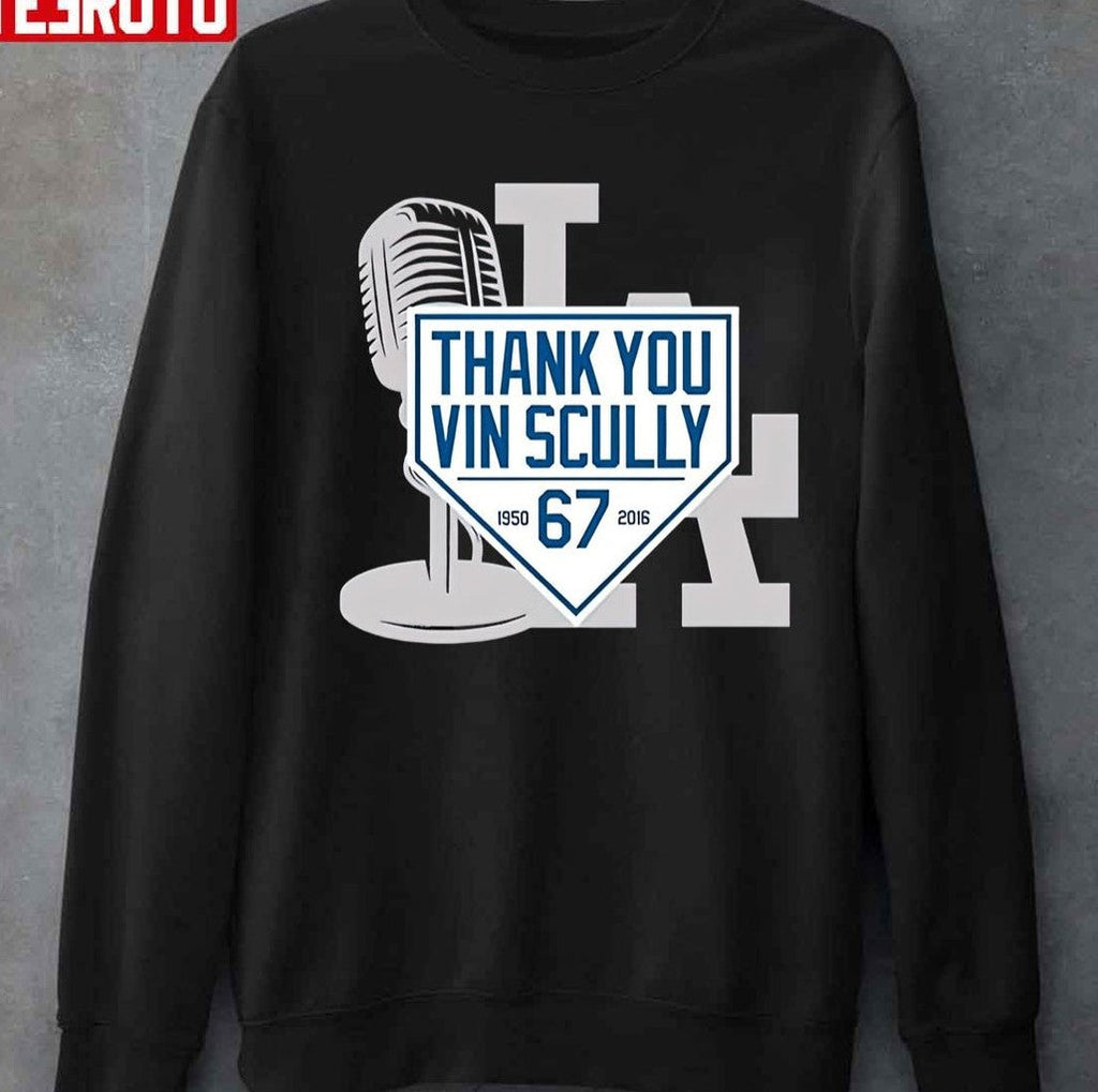 Thank You Vin Scully 1950 2016 67 Rip Vin Scully Unisex T-Shirt