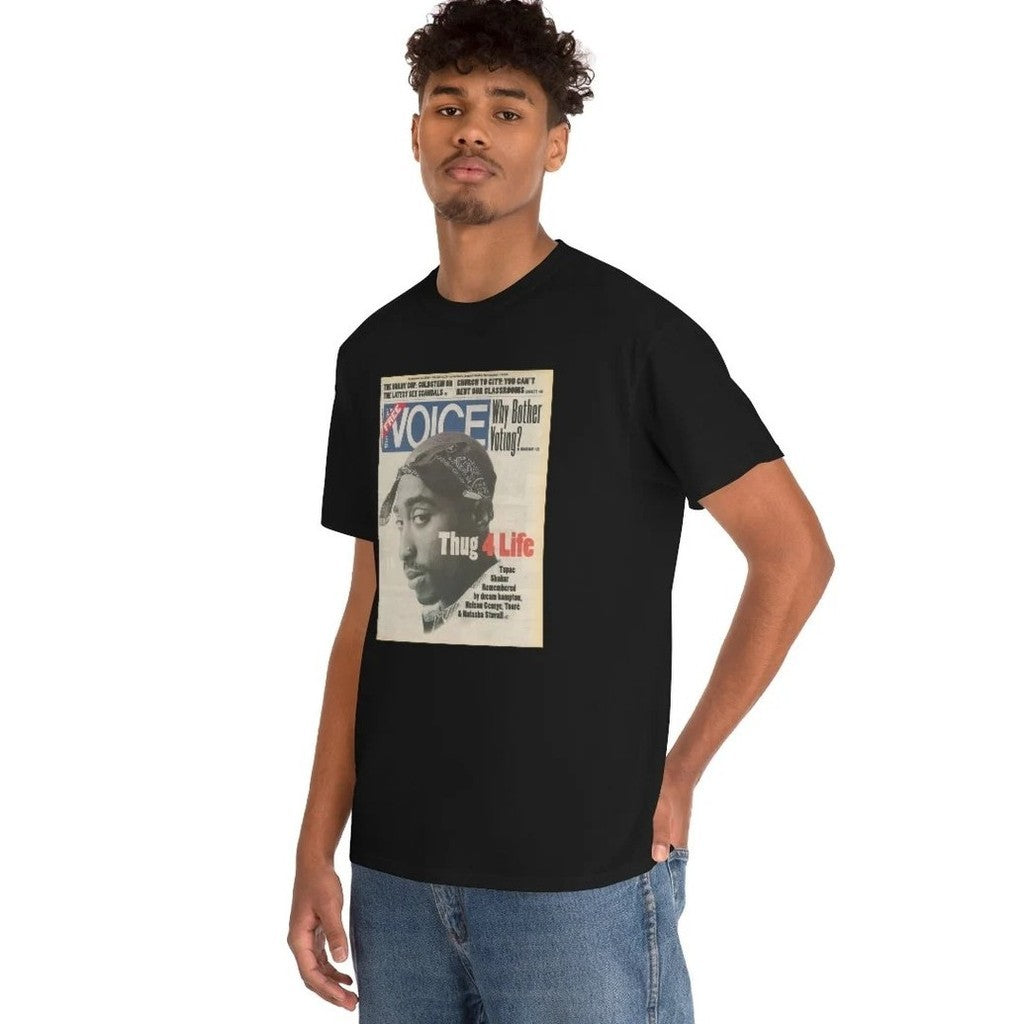 2pac Tupac 90's Hip Hop Thug 4 Life Retro Unisex T-shirt
