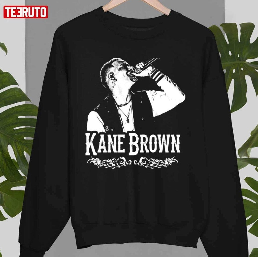 Singer Songwriter Kane Brown Singing Design Unisex T-shirt