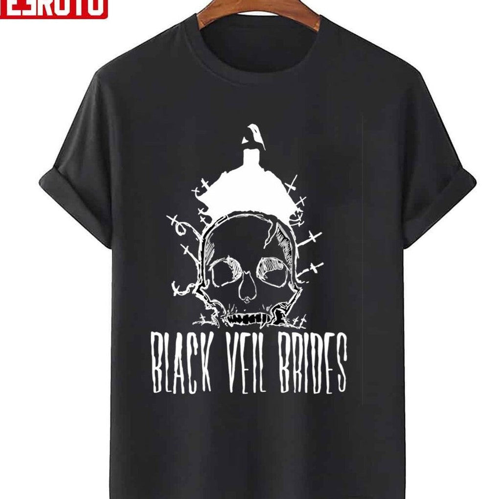 Skull Art Black Veil Brides Rock Band Unisex Hoodie