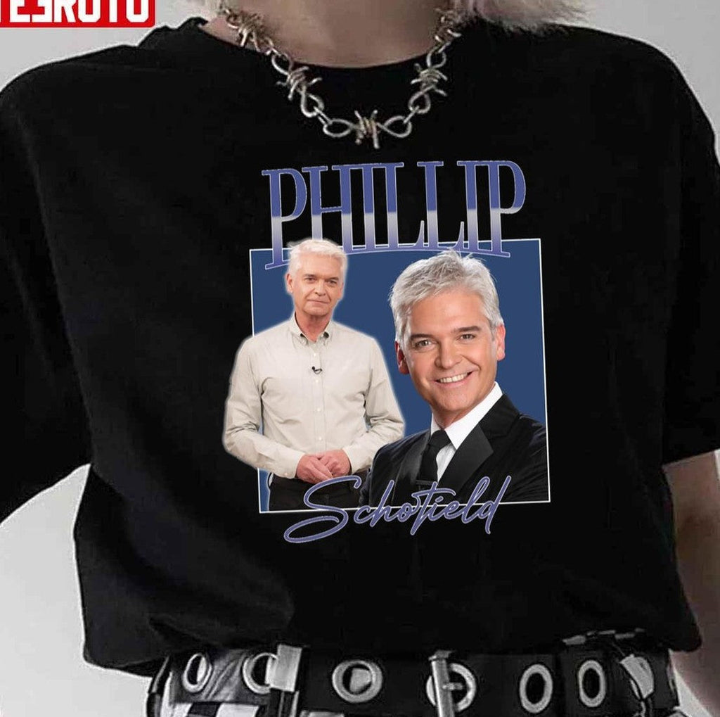 Phillip Schofield Tee Top Uk Tv Presenter Tribute 90's Unisex T-Shirt