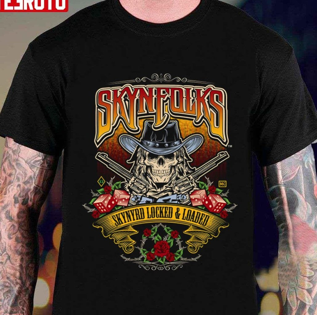 Skynfolks Lynyrd Skynyrd Locked &amp; Loaded Unisex T-Shirt
