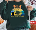 Bee On A Sunflower Unisex Sweatshirt
