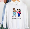 Besties Proud Family Friends Font Art Unisex Hoodie