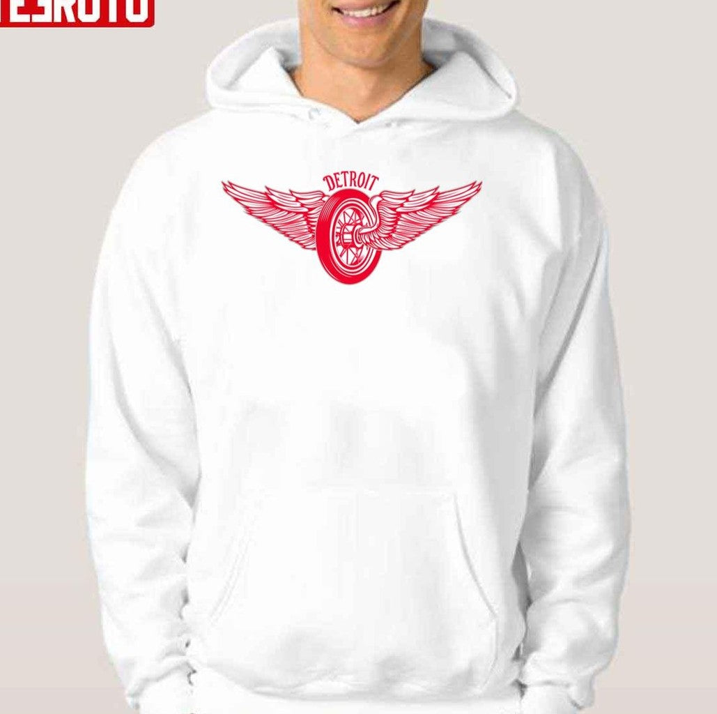 Motor City Logo Detroit Red Wings Unisex Hoodie