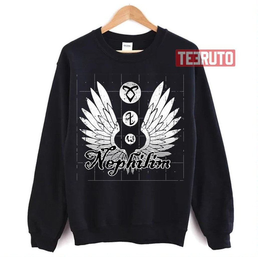 Nephilim Shadowhunters Wings The Mortal Instruments Unisex Sweatshirt