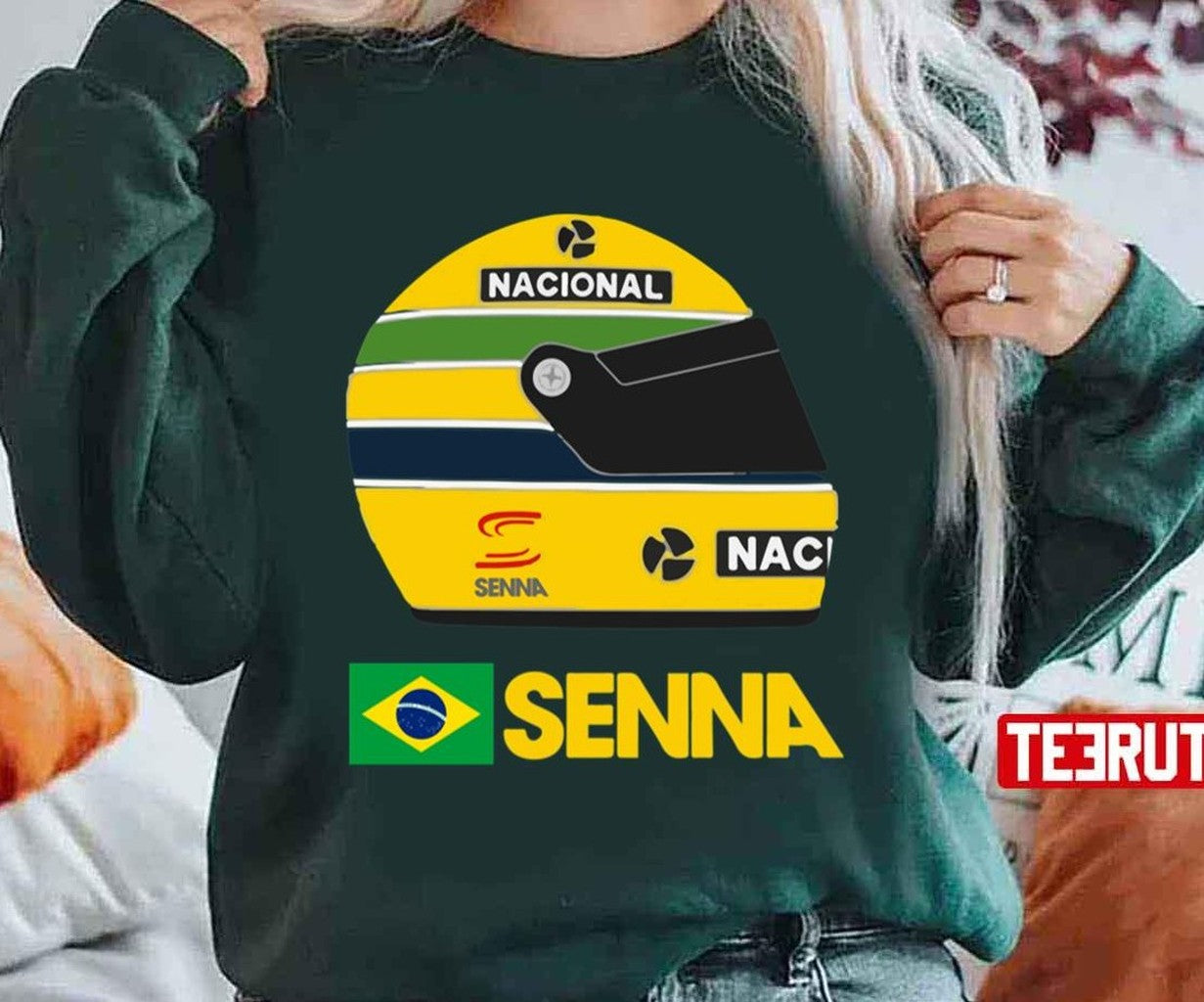 The Helmet Of Ayrton Senna Unisex T-shirt